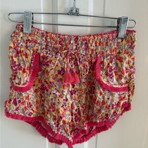 Poupette St. Barth Vibrant Floral Boxer Shorts